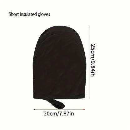 Oven Mitts 2 Pack Heat Resistant Kitchen Gloves - Non-Slip Multi-Ply Durable Cooking Baking Gloves Food Safe for BBQ Grilling Thanksgiving Christmas Holiday Kitchen Gift