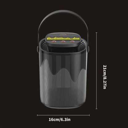 Large Capacity Desktop Humidifier with Night Light – 101oz 3-Nozzle USB Rechargeable Cool Mist Humidifier for Bedroom, Office, Dorm & Home, Quiet Air Humidifier with LED Night Light, Holiday Gift