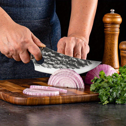 Kitchen Knife Set 3/7pc Professional Chef Knife Set with Butcher Boning Scissors | Stainless Steel Cooking Knives for Home Hotel Camping