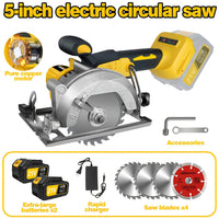 2*batteries, 4 Saw blades