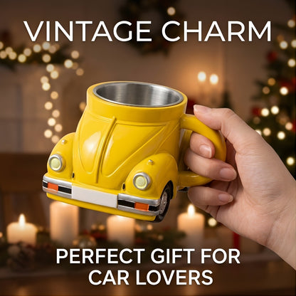 Sports Car Shape Coffee Mug – Fun Novelty Car Shaped Drinking Cup Large Capacity – Unique Tea Cup for Office & Home Decor – Cool Birthday & Christmas Gift for Car Lovers – 6 Colors