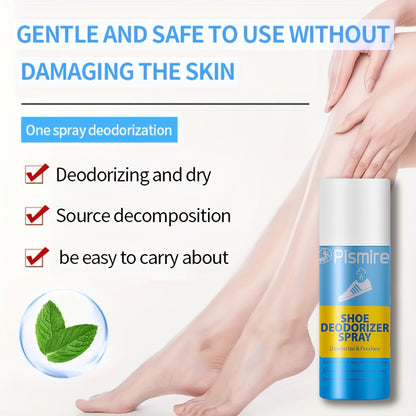 Foot Deodorant Spray 8.79oz – Powerful 24-Hour Odor Eliminator for Shoes, Clothing & Body, Long-Lasting Freshness for Athletes, Women & Daily Use