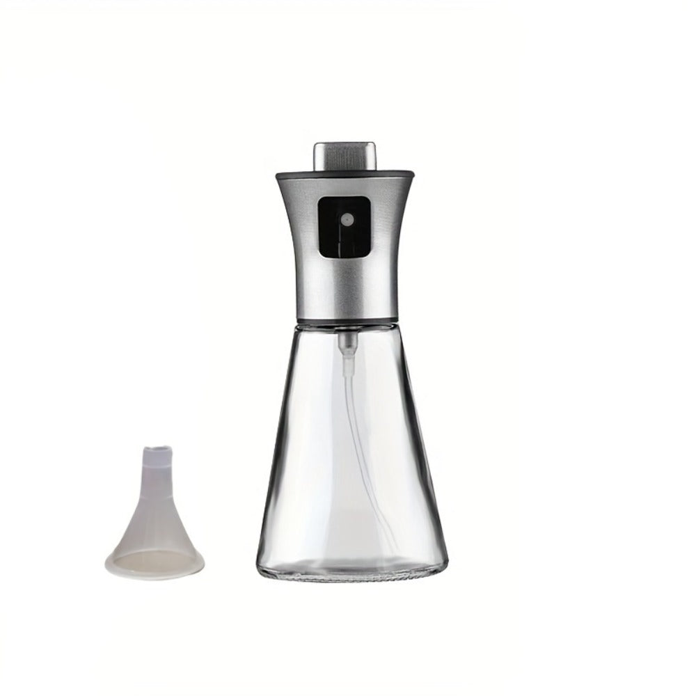 Oil Sprayer for Cooking Stainless Steel – Pressurized Glass Olive Oil Spray Bottle for Kitchen BBQ Grilling Baking Air Fryer