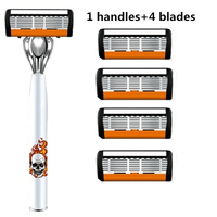 1 handle + 4 blades