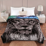 Lion&black leopard