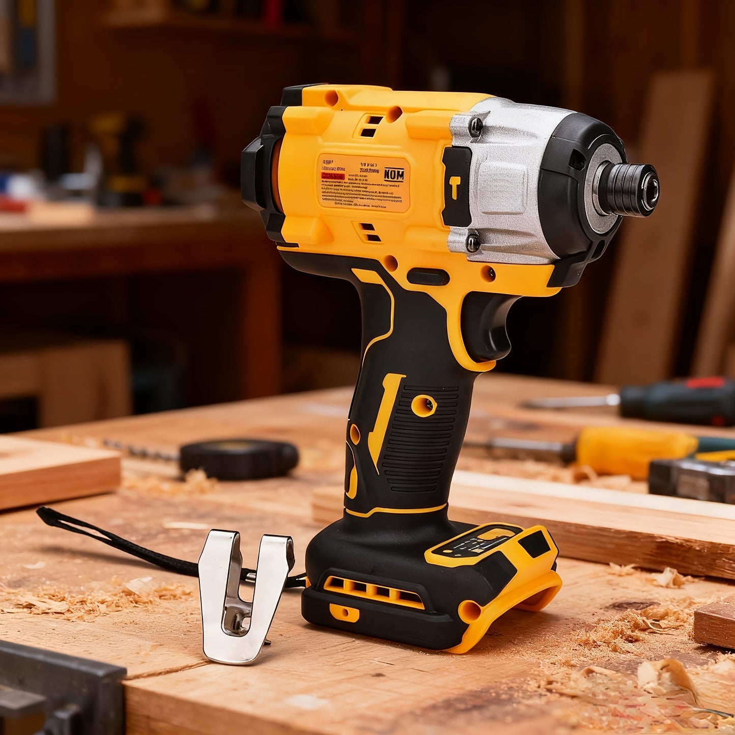 Cordless Impact Driver 1/4" Compatible with DeWalt 20V Battery | 0-2800 RPM Electric Impact Screwdriver with LED Indicator Light – Ideal for Home Repair, Appliance & DIY Projects (Tool Only)