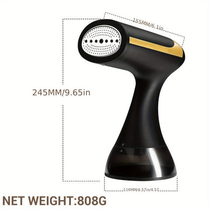 Handheld Garment Steamer 1100W Portable Steam Iron for Clothes, Vertical Hanging Wrinkle Remover with Stainless Steel Soleplate, 300ml Water Tank, 20s Fast Heat-Up, Travel & Home Fabric Steamer