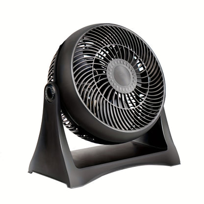 Turbo Table Fan 8 Inch 3-Speed Quiet Air Circulator, Wall Mountable with Adjustable Tilt and Carry Handle, Portable Desktop Fan for Bedroom, Office, Living Room and Home Cooling