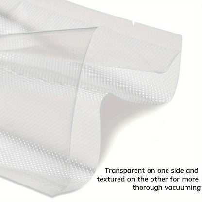 Micro Perforated Food Storage Bags 100 Pack - Breathable Ventilated Produce Bags for Fruits Vegetables Meat and Seafood, Refrigerator Fresh Keeping Bags for Longer Freshness, Available in 7 Sizes