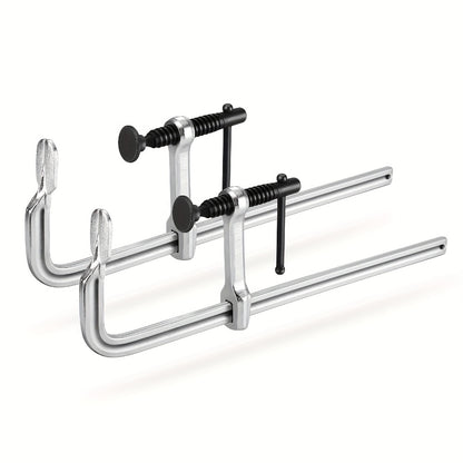 Bar Clamps 12 Inch 2-Pack – Jorgensen Light-Duty Drop Forged Steel Clamps for Woodworking, Welding & DIY Projects, Heavy-Duty Grip Bar Clamp Set