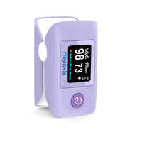 Blood oxygen purple