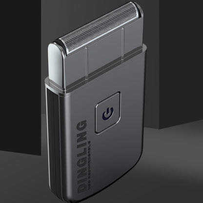 Electric Razor for Men – Rechargeable USB Stainless Steel Shaver with Net Shaving Function, 46-60 Min Battery Life, Cordless Wet Dry Electric Shaver for Close Comfortable Shave