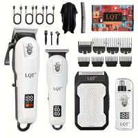 White Hair Clipper 4-piece Set
