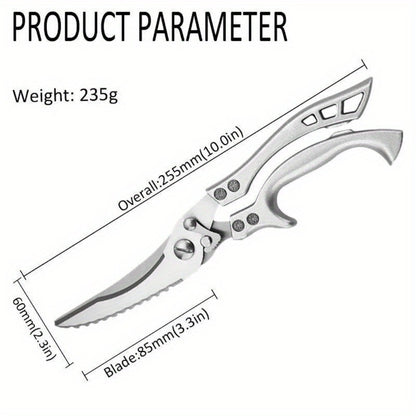 Kitchen Knife Set 3/7pc Professional Chef Knife Set with Butcher Boning Scissors | Stainless Steel Cooking Knives for Home Hotel Camping