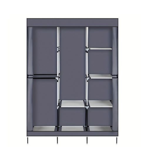 Portable Closet Wardrobe Organizer 71" Clothes Rack with Shelves, Freestanding Bedroom Storage Closet System