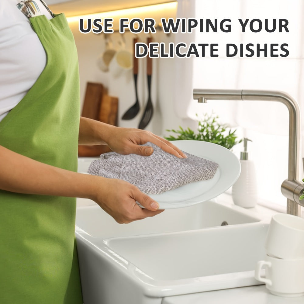 Microfiber Cleaning Cloths Reusable Paper Towel Roll Replacement – Washable Absorbent Tear-Away Dishcloths for Kitchen, Bathroom & Car | Eco-Friendly Rags 50 or 100 Pack, 12x12 Inch
