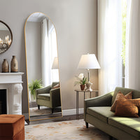 Golden Arched Mirror