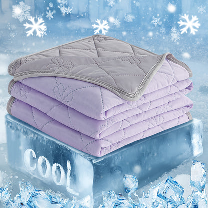 Ultrasonic Embossed Cooling Blanket – 100% Polyester Summer Throw, Breathable Lightweight for Hot Sleepers, Machine Washable, 6 Colors