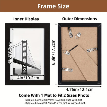 Picture Frames Set of 12/24 Black Multi Photo Frames Collage for Wall and Tabletop Display, 4x6 5x7 8x10 Inch Photo Board for Home School Office Halloween Christmas Decor