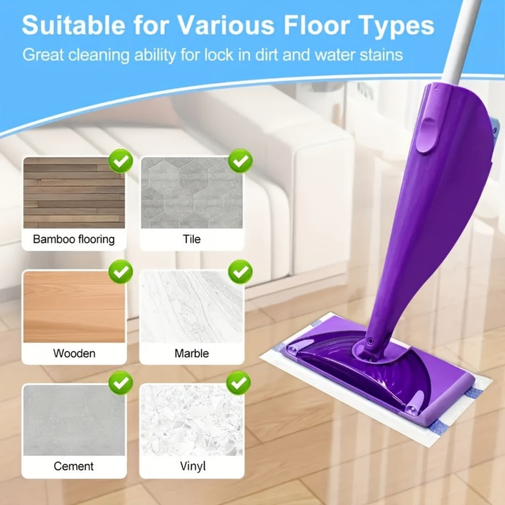 Wet Jet Mop Pads Refills Disposable – 30/60/80/120 Count Multi-Surface Floor Cleaning Pads Compatible with Swiffer WetJet, Thick & Absorbent (No Mop)