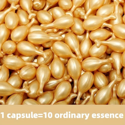 Hyaluronic Acid Collagen Facial Gel Capsules 360pcs (2 Boxes x 180pcs) - Deep Moisturizing Face Neck Serum Capsules for All Skin Types - Anti-Aging Firming Youthful Complexion Travel Size Skincare