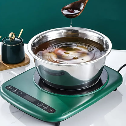 Stainless Steel 3-in-1 Kitchen Prep Set with Mixing Bowl Built-In Grinder Multi-Layer Slicer and Drainage System Food Safe Prep Bowl for Fruits Vegetables Cheese