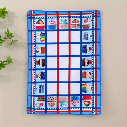Holiday Kitchen Dish Towels Set of 6 - Colorful Printed Dishcloths Soft Absorbent Tea Towels for Kitchen Decor