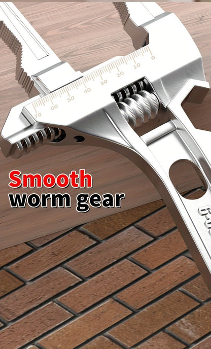 Bathroom Wrench Tool Multifunctional, Adjustable Double-Ended Open-End Wrench for Sink, Faucet, Water Pipe & Heating Repair, Space-Saving Plumbing Hand Tool for Home Bathroom Kitchen