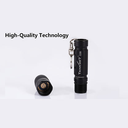 Mini Keychain Flashlight Portable Pocket LED Light – Compact Handheld Torch with Replaceable Battery, Emergency & Outdoor Use, Cute Gift for Kids & Students, 3 Colors (Grey, Pink, Black)
