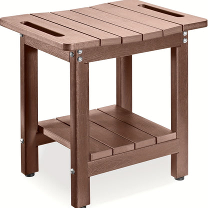 Shower Stool Bathroom Bench Non-Slip Waterproof Bath Seat for Elderly Seniors Disabled Adults Inside Shower Tub Lightweight Sturdy Bathroom Chair