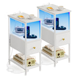 White-1 Drawer-2pcs
