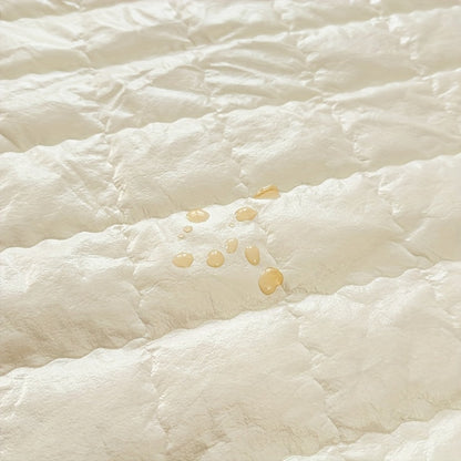 Quilted Waterproof Mattress Protector Soft Breathable Mattress Cover with Deep Pocket for Full Queen King - Solid Color Bedding Pad for Bedroom Guest Room Hotel Apartment School