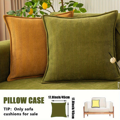 Chenille Ribbed Sofa Cover - Pet Friendly Non-Slip Machine Washable Soft Stretch Slipcover for 1-4 Seater Sectional Sofa Living Room Bedroom Office, 9 Colors