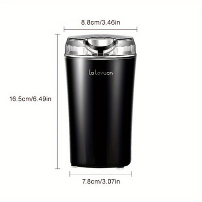 Coffee Bean Grinder Electric 200W Powerful Motor Stainless Steel Chamber Ultra-Fine Blade Grinder One-Touch 12 Cups Multi-Purpose for Spices Nuts Grains 110V US Plug