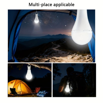 Emergency Light Bulb for Power Outages 2000mAh Rechargeable LED 6000K with Backup Battery – Auto-On Failure Detection, Hangable Emergency Lighting for Home Camping Power Failure, 4 8 12 Pack
