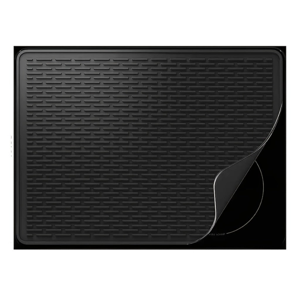 Silicone Stove Top Cover Mat – Heat-Resistant 28x20 Inch Cooktop Protector & Dish Drying Mat for Gas & Electric Stoves – Scratch-Resistant Kitchen Counter Guard – 1 or 2 Pack with Magnetic Rack Option