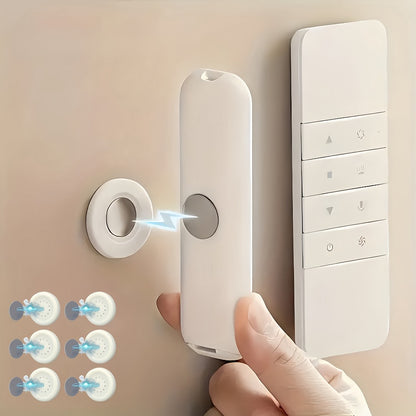 Magnetic Wall Hooks No Hole Easy Install – Strong Adhesive Hook Set for Home Office Kitchen Bathroom, Versatile Damage-Free Wall Hanger, 6 12 or 20 Pack