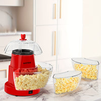 Red-with 4 Bowls