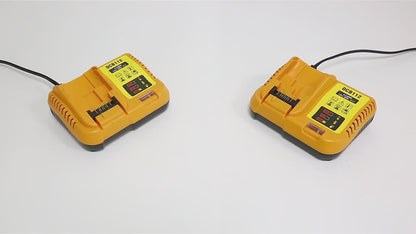 Battery Charger for DeWalt 12V 20V Max Rapid Charger Compatible with DCB120 DCB126 DCB200 DCB201 DCB208 DCB606 DCB609 DCB612 18V 20V Power Tool Battery Charger