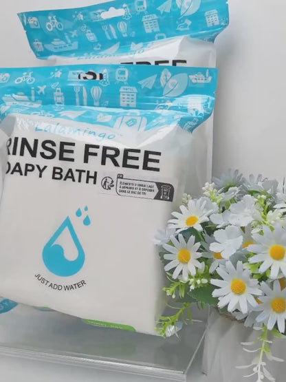 Disposable No-Rinse Soap Towel Sheets for Travel Camping Gym - Portable Foam Bath Towel Sensitive Skin Safe Wet Lather Dry All-In-One Body Wash Towel 25/50/100/250pcs