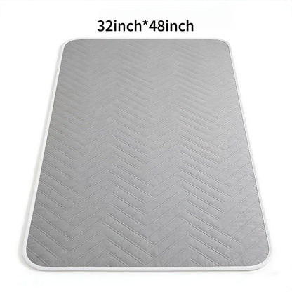 Washable Leak-Proof Mattress Protector for Seniors - Breathable Mesh Polyester, Urinary Incontinence & Bedwetting Pad | Twin, Full, Queen, King