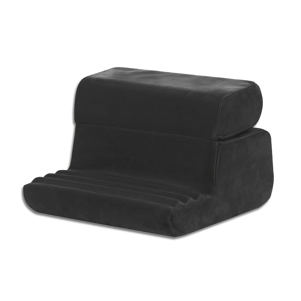 Tablet Pillow Stand Lap Bed Holder – Hands-Free Viewing, Foldable, Washable Cover, Fits iPad iPhone E-Reader