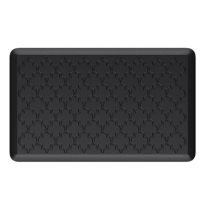 Anti-Fatigue Kitchen Floor Mat – Cushioned PVC Foam Non-Slip Ergonomic Standing Mat for Kitchen, Office, Sink & Laundry, 2 Sizes – Gray & Black