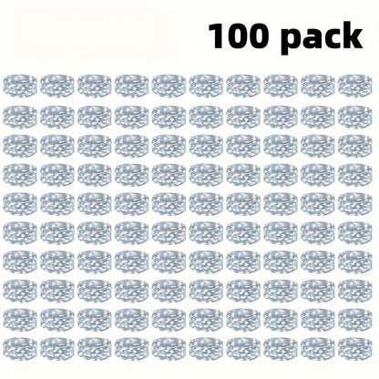 Fairy Lights Battery Operated with Batteries Included – 6.5ft 20 LED Silver Wire Mini String Lights, Firefly Starry Lights for Wedding, Christmas, Party, Mason Jars & DIY Decor – 30 or 100 Pack