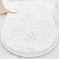White-Chenille Oval
