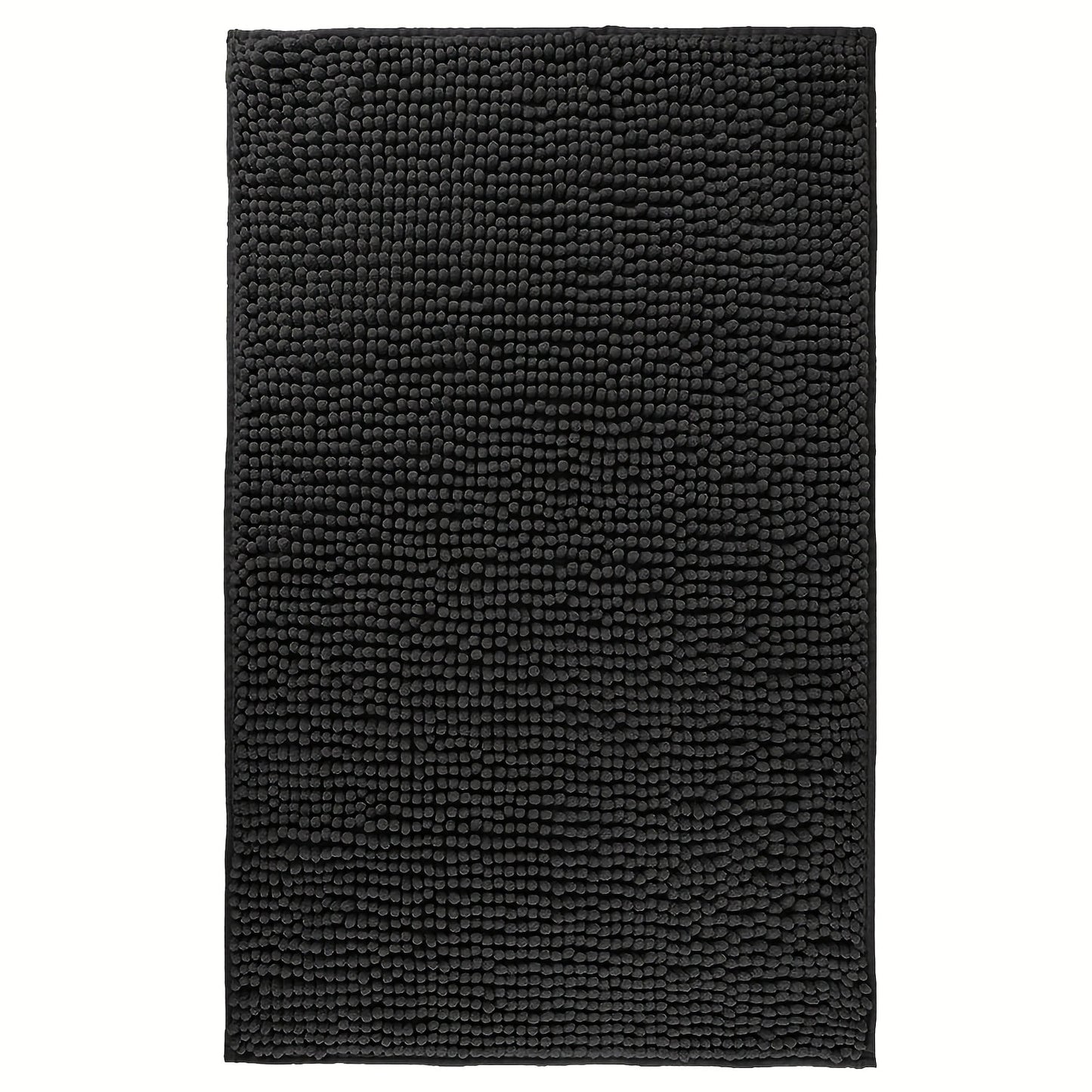 Chenille Bath Rug Extra Thick Soft Absorbent Non-Slip Bathroom Mat Machine Washable, Multiple Sizes & Colors