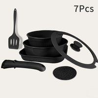 7-Piece Detachable Black Set
