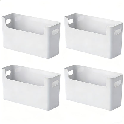 Plate Organizer for Kitchen Counter - Stackable Dish Rack for 6 to 9.5 Inch Plates, Durable Plastic Plate Storage with Colorful Lids, Space-Saving Design for Kitchen, RV, Camping or Outdoor Use