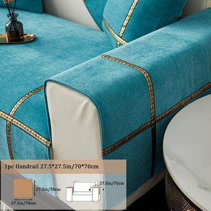 Chenille Sofa Cover Pet-Friendly Slipcover All Season Furniture Protector for Living Room Bedroom Office Couch Cover Multiple Sizes Colors