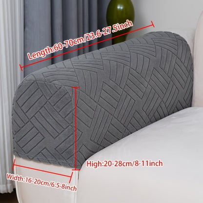 Sofa Cover Stretch Slipcover Universal Fit - Elastic Non-Slip Couch Cover Pet Friendly Machine Washable | Sofa Seat Cover Armrest Back Chaise Protector for Living Room Deep Gray Home Decor Furniture Cover